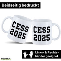 Kaffeetasse CESS 2025 Abschluss Belgien (frz.) 330ml