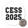 Magnet CESS 2025 Abschluss Belgien (frz.) 59mm Kühlschrankmagnet Flaschenöffner