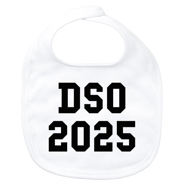 Baby Lätzchen DSO 2025 Abschluss Belgien (ndl.) Klettverschluss