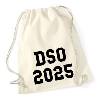 Turnbeutel DSO 2025 Abschluss Belgien (ndl.) 12 Liter