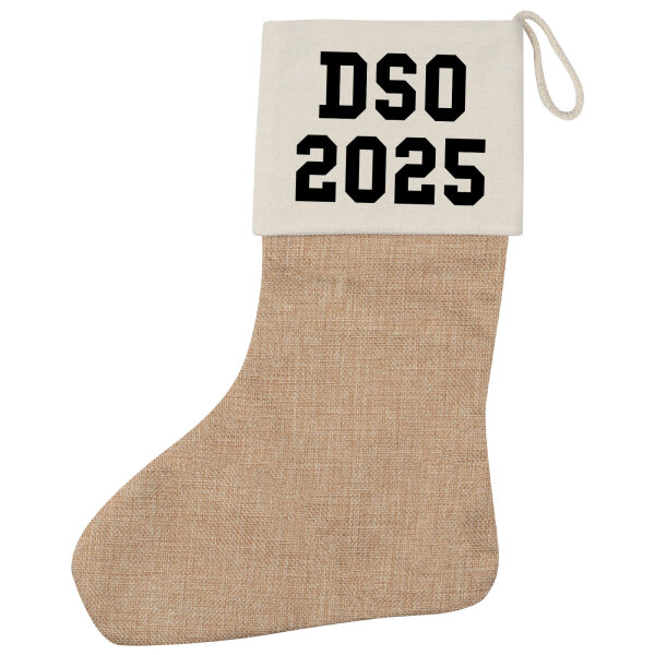 Weihnachtsstrumpf DSO 2025 Abschluss Belgien (ndl.) Beige