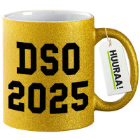 Glitzertasse DSO 2025 Abschluss Belgien (ndl.) 330ml