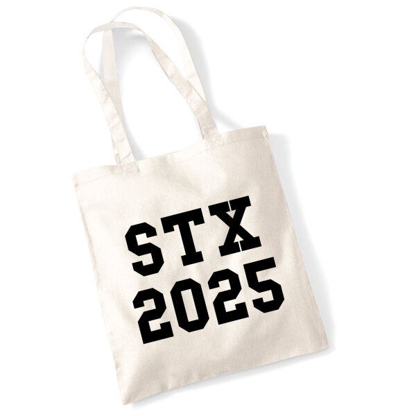 Jutebeutel STX 2025 Abschluss Dänemark 10 Liter