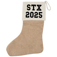 Weihnachtsstrumpf STX 2025 Abschluss Dänemark Beige