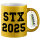 Glitzertasse STX 2025 Abschluss Dänemark 330ml