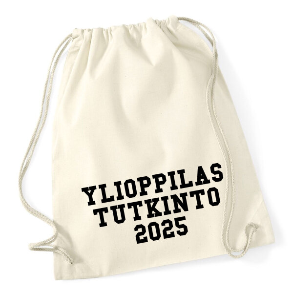 Turnbeutel Ylioppilastutkinto 2025 Abschluss Finnland 12 Liter