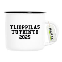 Emaille Tasse Ylioppilastutkinto 2025 Abschluss Finnland...