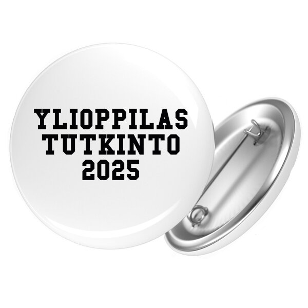 Button Ylioppilastutkinto 2025 Abschluss Finnland