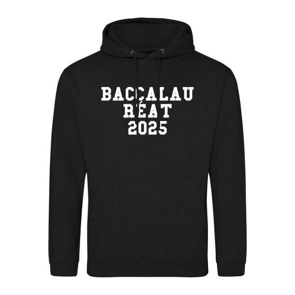 Unisex Hoodie Baccalauréat 2025 Abschluss Frankreich Größe S-3XL
