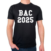 Herren T-Shirt BAC 2025 Abschluss Frankreich...