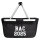 Einkaufskorb faltbar BAC 2025 Abschluss Frankreich 20 Liter Tragekorb Black