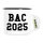 Emaille Tasse BAC 2025 Abschluss Frankreich 300ml Vintage Emaille Becher