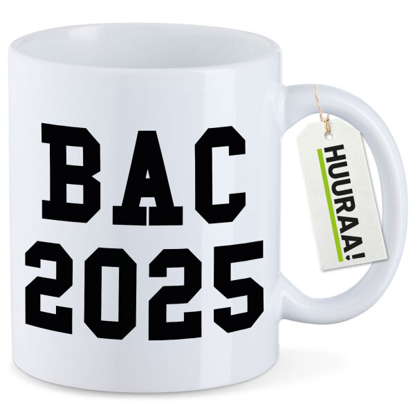 Kaffeetasse BAC 2025 Abschluss Frankreich 330ml