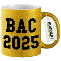 Glitzertasse BAC 2025 Abschluss Frankreich 330ml