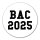 Aufkleber BAC 2025 Abschluss Frankreich 10cm Sticker