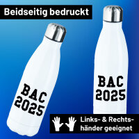 Edelstahl-Trinkflasche BAC 2025 Abschluss Frankreich...