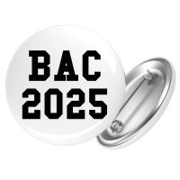 Button BAC 2025 Abschluss Frankreich