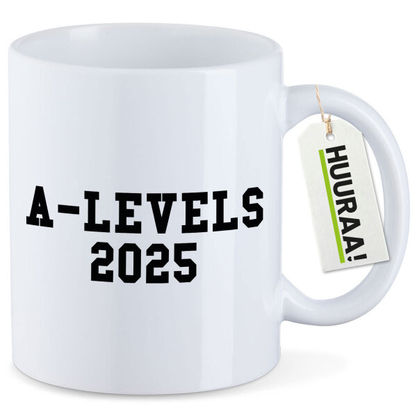 Kaffeetasse A-Levels 2025 Abschluss Großbritannien 330ml