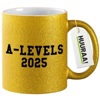 Glitzertasse A-Levels 2025 Abschluss Großbritannien...