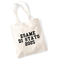 Jutebeutel Esame di Stato 2025 Abschluss Italien 10 Liter