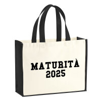 Jutetasche Maturità 2025 Abschluss Italien 21...