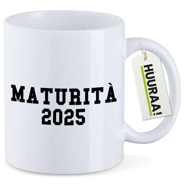 Kaffeetasse Maturità 2025 Abschluss Italien 330ml