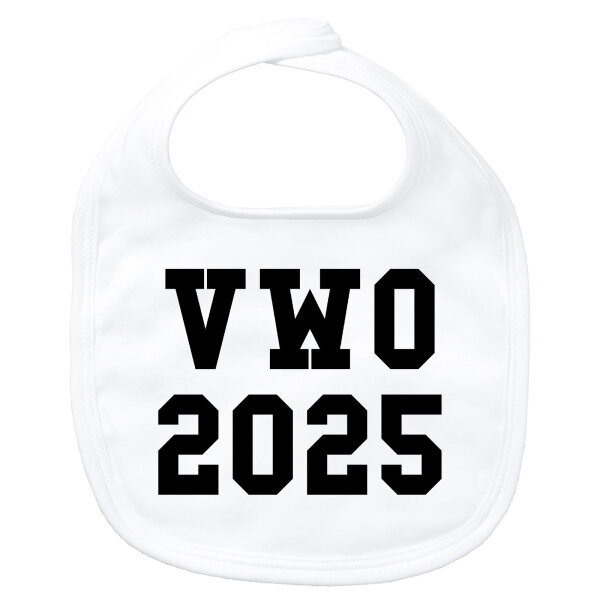 Baby Lätzchen VWO 2025 Abschluss Niederlande