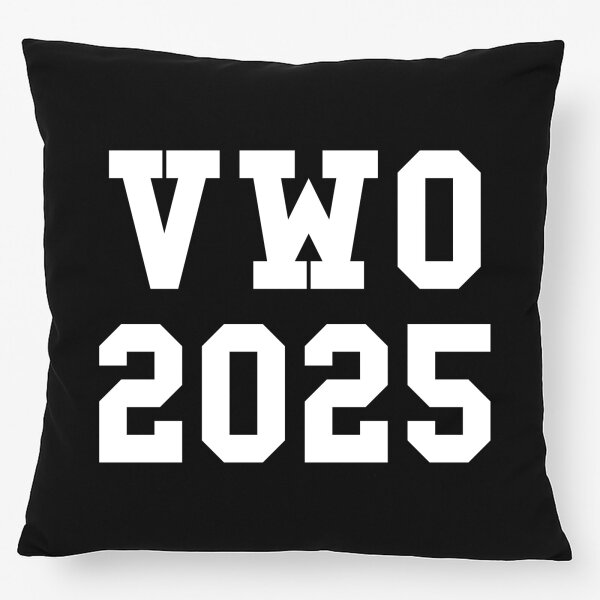 Kissen VWO 2025 Abschluss Niederlande 40x40cm