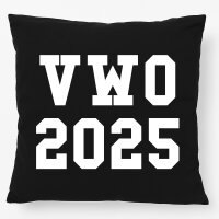 Kissen VWO 2025 Abschluss Niederlande 40x40cm