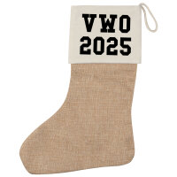 Weihnachtsstrumpf VWO 2025 Abschluss Niederlande Beige