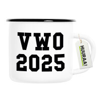 Emaille Tasse VWO 2025 Abschluss Niederlande 300ml...