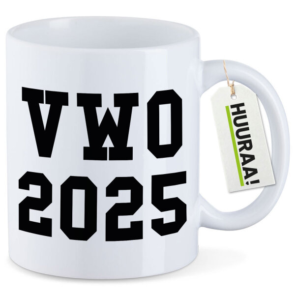 Kaffeetasse VWO 2025 Abschluss Niederlande 330ml