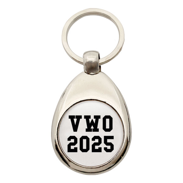 Schlüsselanhänger VWO 2025 Abschluss Niederlande