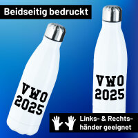 Edelstahl-Trinkflasche VWO 2025 Abschluss Niederlande...