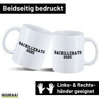 Kaffeetasse Bachillerato 2025 Abschluss Spanien 330ml