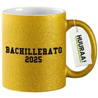 Glitzertasse Bachillerato 2025 Abschluss Spanien 330ml