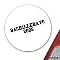 Aufkleber Bachillerato 2025 Abschluss Spanien 10cm Sticker
