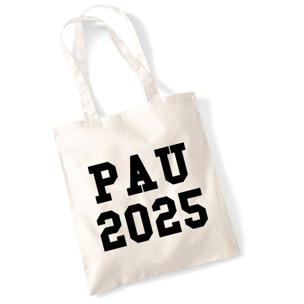 Jutebeutel PAU 2025 Abschluss Spanien 10 Liter