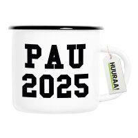 Emaille Tasse PAU 2025 Abschluss Spanien 300ml Vintage...