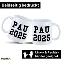 Kaffeetasse PAU 2025 Abschluss Spanien 330ml