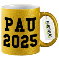 Glitzertasse PAU 2025 Abschluss Spanien 330ml