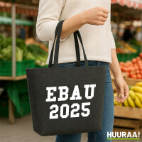 Filzshopper EBAU 2025 Abschluss Spanien 22 Liter Filztasche