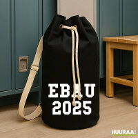 Seesack EBAU 2025 Abschluss Spanien 20 Liter Rucksack Black