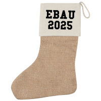 Weihnachtsstrumpf EBAU 2025 Abschluss Spanien Beige