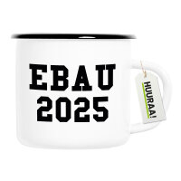 Emaille Tasse EBAU 2025 Abschluss Spanien 300ml Vintage...
