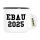Emaille Tasse EBAU 2025 Abschluss Spanien 300ml Vintage Emaille Becher