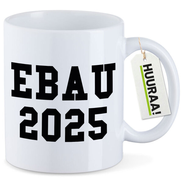 Kaffeetasse EBAU 2025 Abschluss Spanien 330ml