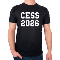 Herren T-Shirt CESS 2026 Abschluss Belgien (frz.)...