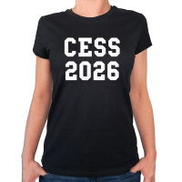 Damen T-Shirt CESS 2026 Abschluss Belgien (frz.)...