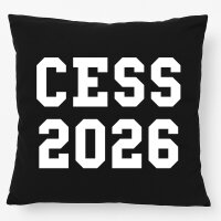 Kissen CESS 2026 Abschluss Belgien (frz.) 40x40cm